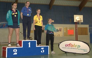 Le podium de Christelle